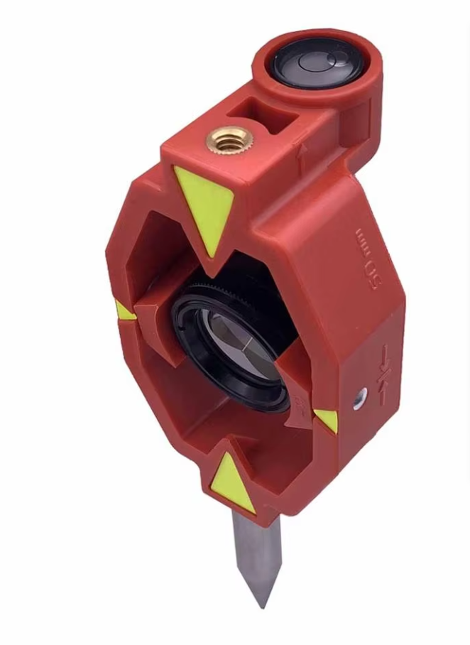 Brand new Mini Prism for Total Station Surveying constant 0 /-30 mm Offset with tip point