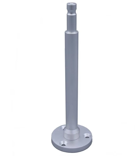 Dia.12mm metal Swiss type adapter with flat base (total height: 200mm) mini prism