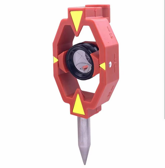 Brand new Mini Prism for Total Station Surveying constant 0 /-30 mm Offset with tip point